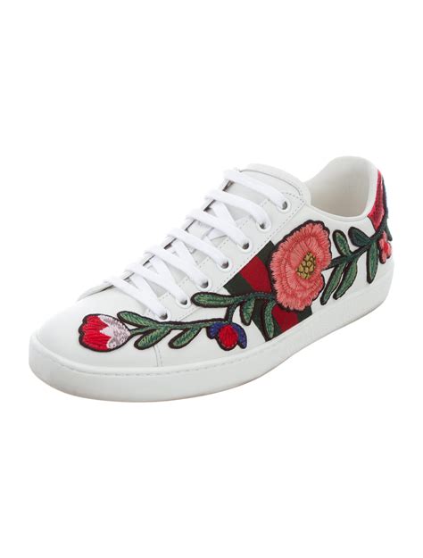 gucci flower pattern sneaker|Gucci ace sneakers price increase.